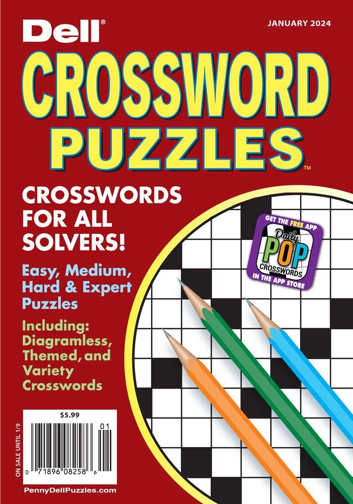 Crossword Puzzle Books | Dell Crossword Puzzles January 2024