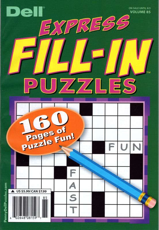 Dell Express Fill-In Puzzles September 2024