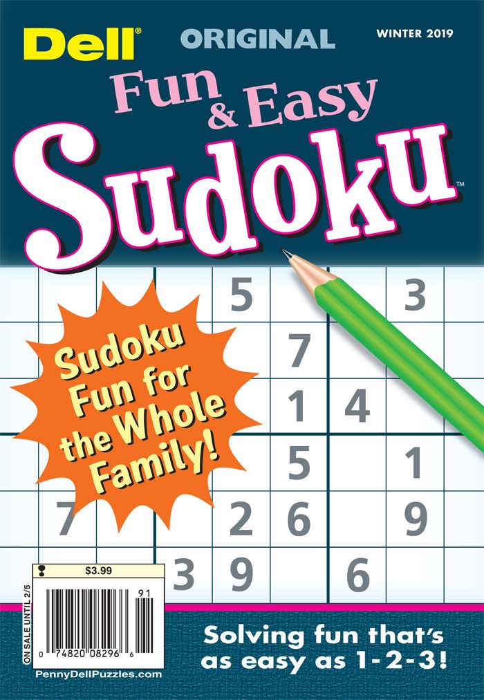 Dell Original Fun and Easy Sudoku Puzzles