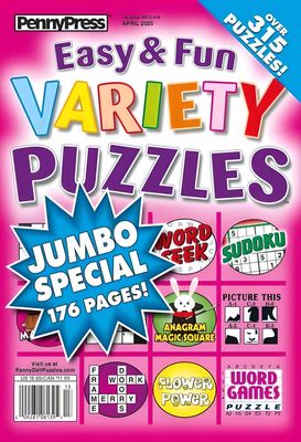 Variety Puzzles | Easy &amp; Fun Variety Puzzles April 2025