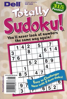 Sudoku Puzzle Books | Dell Totally Sudoku! May 2024