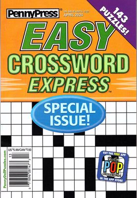 Puzzle Book Store | Easy Crossword Express April 2024