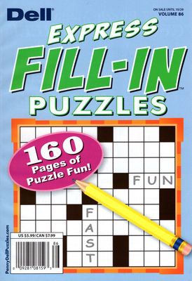 Dell Express Fill-In Puzzles November 2024 - Dell Express Fill-In Puzzles are a popular choice for puzzle enthusiasts, offering a variety of fill-in puzzles that range from easy to challenging.