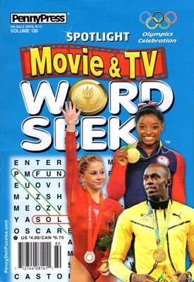 puzzle book store - Spotlight Movie &amp; TV Word Seek Volume 130: Olympics Celebration