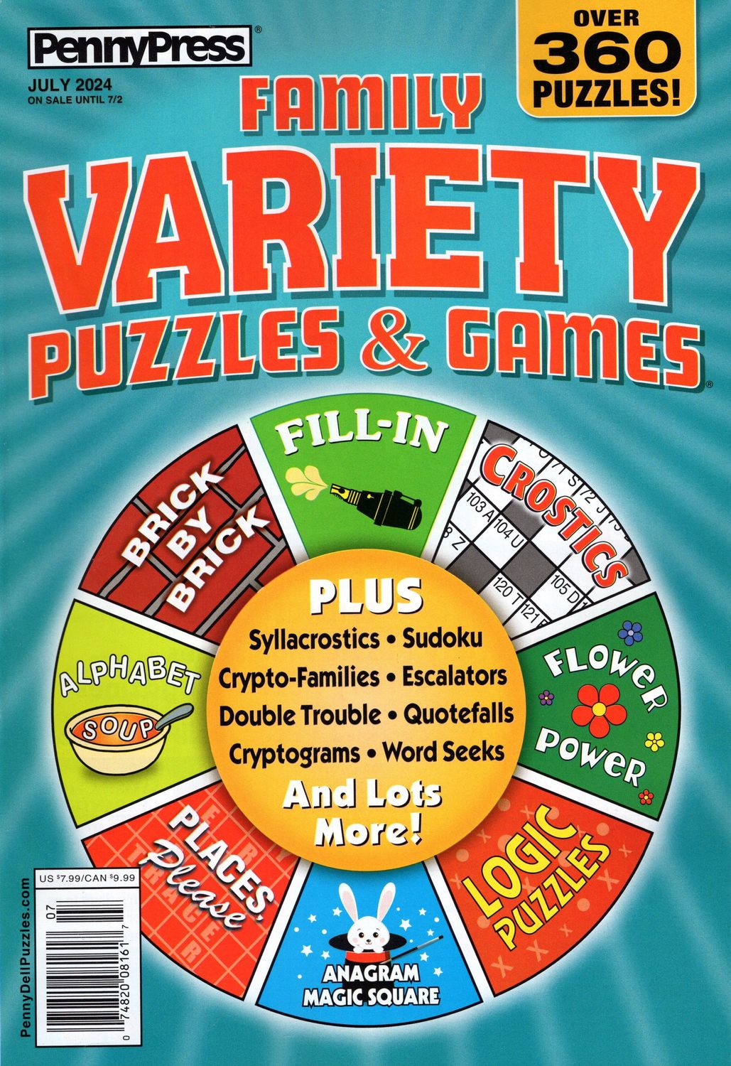 Family Variety Puzzles &amp; Games July 2024
