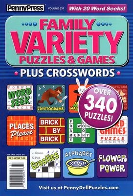 Family Variety Puzzles &amp; Games Plus Crosswords June 2024