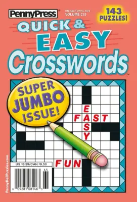 PennyPress Quick &amp; Easy Crosswords June 2025
