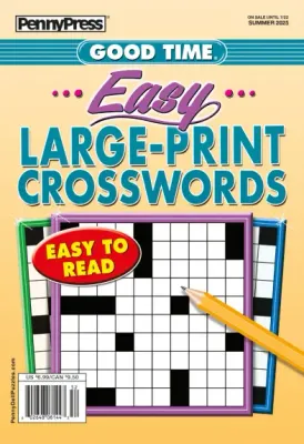 Good Time Easy Large-Print Crosswords Summer 2025 - puzzle book stores