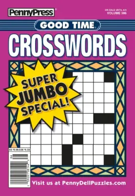 PennyPress Good Time Crosswords Puzzle Book June 2025