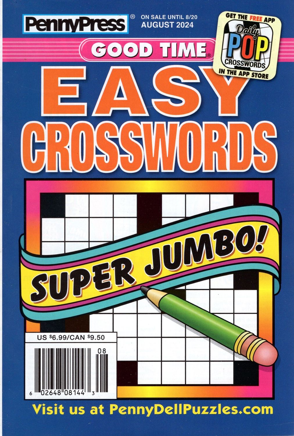 PennyPress Good Time EASY Crosswords August 2024