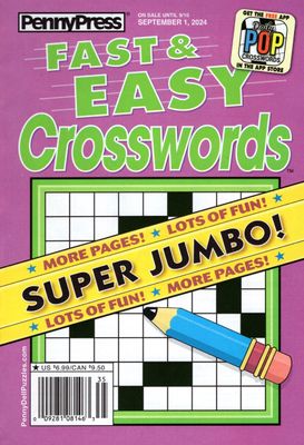 Fast &amp; Easy Crosswords September 2024
