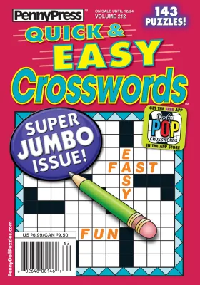 PennyPress Quick &amp; Easy Crosswords - 