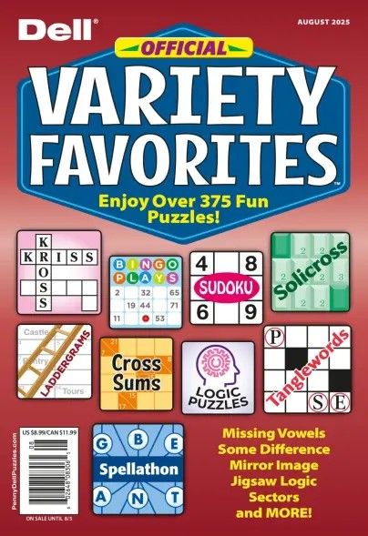 Puzzle Book Store | Dell Official Variety Favorites August 2025
