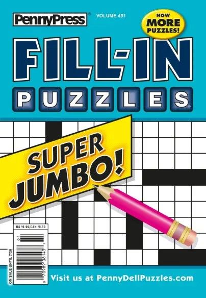 PennyPress Fill-In Puzzle July 2025 (491)