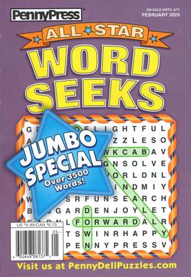 All Star Word Seeks Magazine February 2025