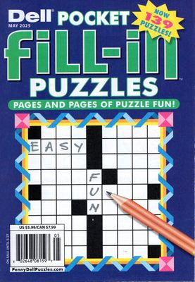 Dell Pocket Fill-In Puzzles May 2025