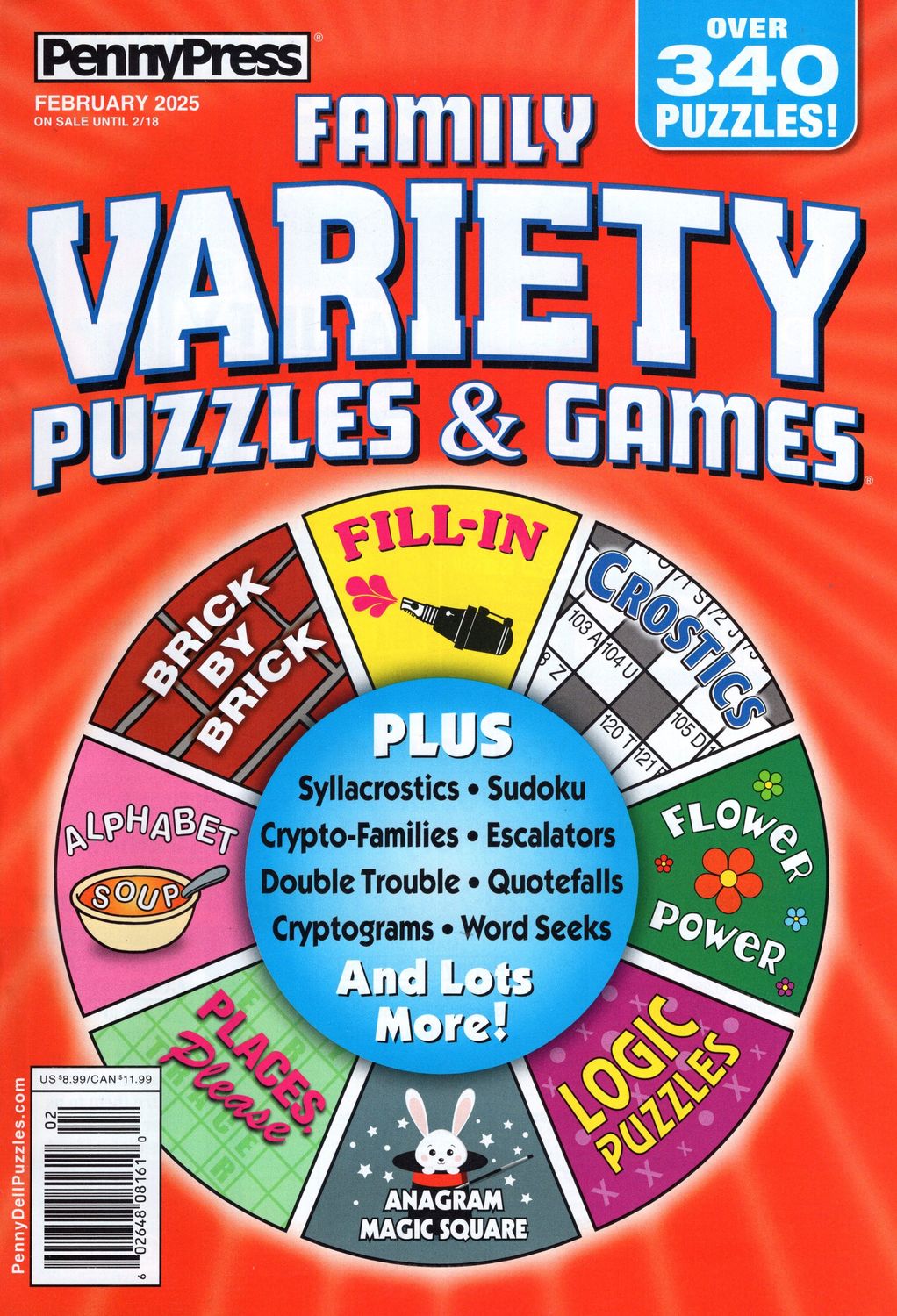 Family Variety Puzzles &amp; Games February 2025