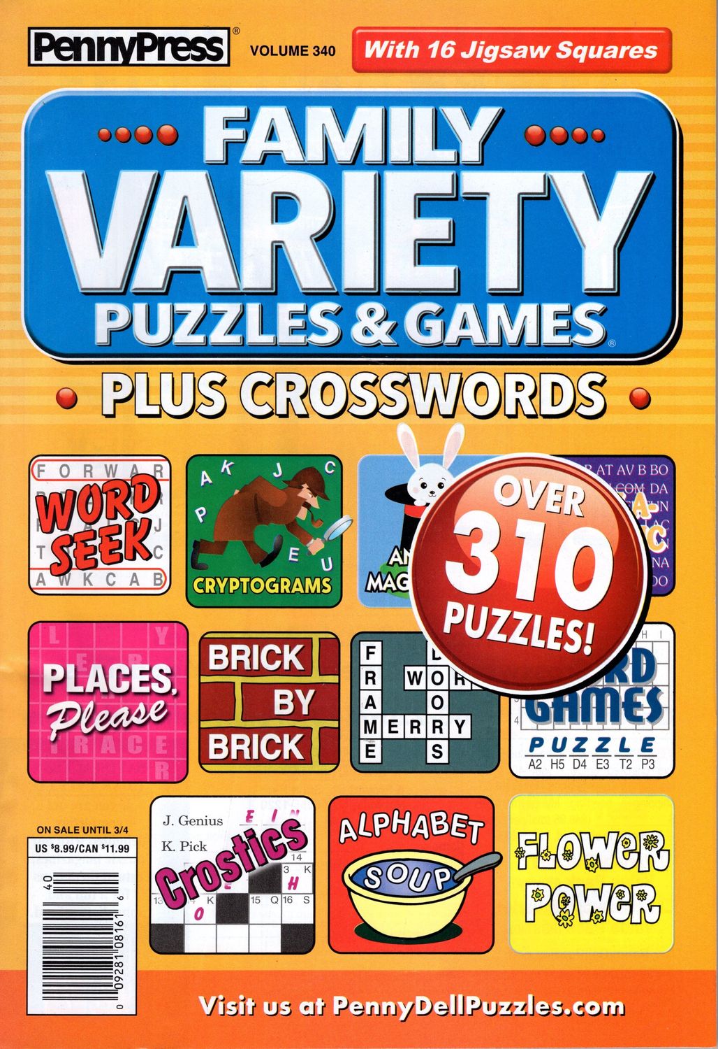 Family Variety Puzzles &amp; Games Plus Crosswords March 2025