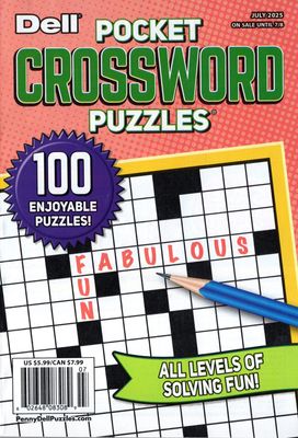 Crossword Puzzles | Dell Pocket Crossword Puzzles July 2025