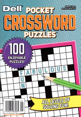 Crosswords Store | Dell Pocket Crossword Puzzles March 2024