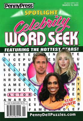 Spotlight Celebrity Word Seek March 2025