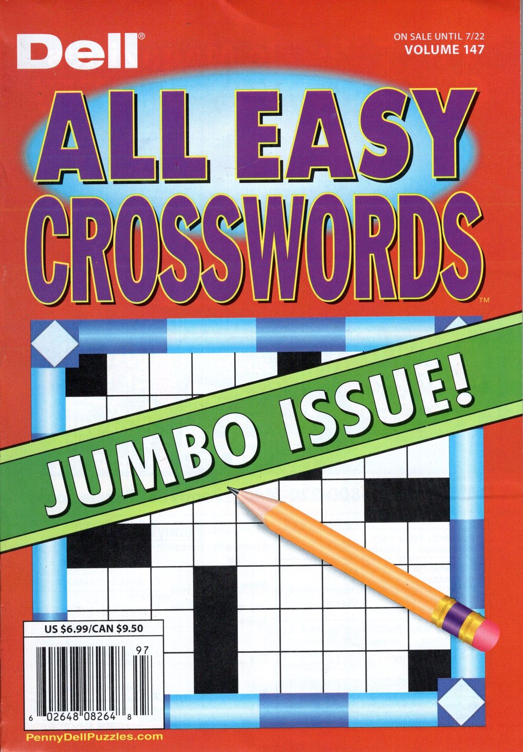 Dell All Easy Crosswords July 2025 Vol. 147