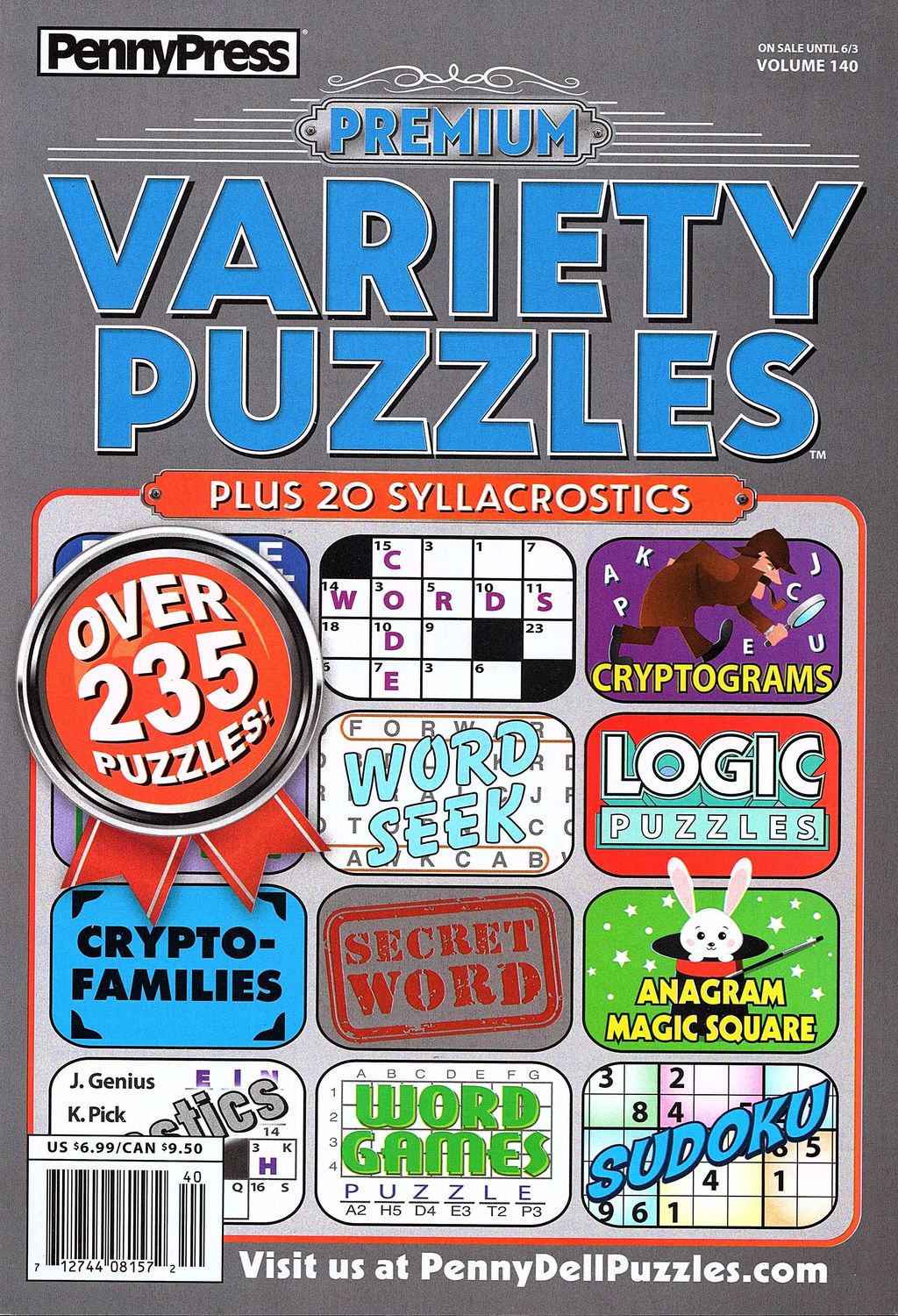 Penny Press Premium Variety Puzzles June 2025 (140)