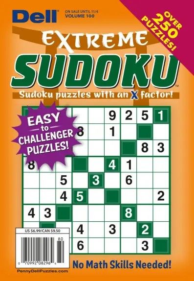 Dell Extreme Sudoku #100 ( October 2025)