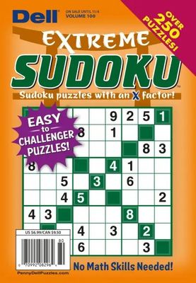 Dell Extreme Sudoku #100 ( October 2025)