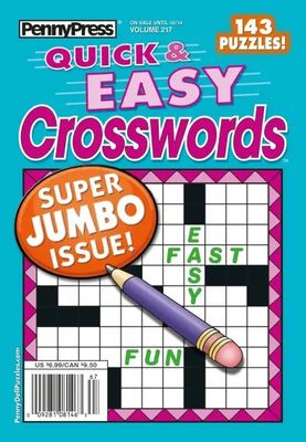 PennyPress Quick &amp; Easy Crosswords October 2025 (217)