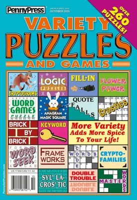 Penny Press Variety Puzzles  and Games October 2025