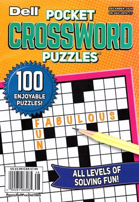 Dell Pocket Crossword Puzzles December 2024