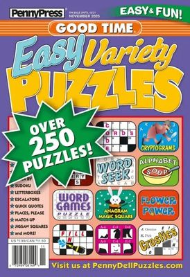 Good Time Easy Variety Puzzles November 2025
