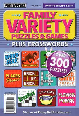Family Variety Puzzles &amp; Games Plus Crosswords June 2025 (341)