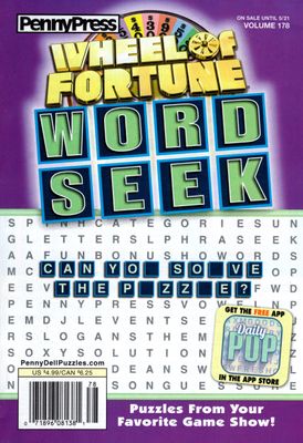 Wheel of Fortune Word Seek (178) May 2024