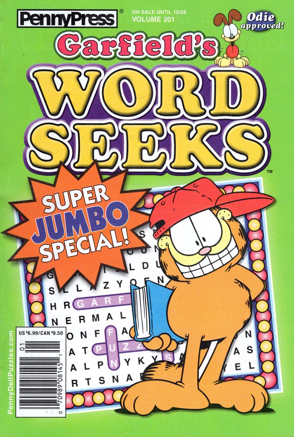 Garfield&#39;s Word Seeks Puzzle Book October 2025 (201)