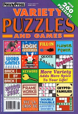 Penny Press Variety Puzzles  and Games June 2025