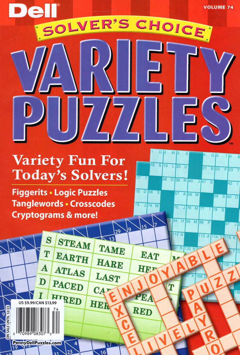 dell variety puzzles | Dell Solver’s Choice Variety Puzzle December 2025 (74)