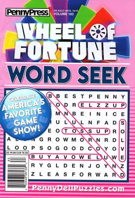 Wheel of Fortune Word Seek (183) October 2024