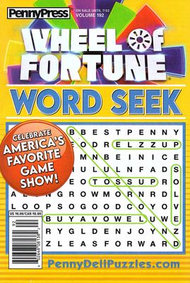 Wheel of Fortune Word Seek (192) July 2025
