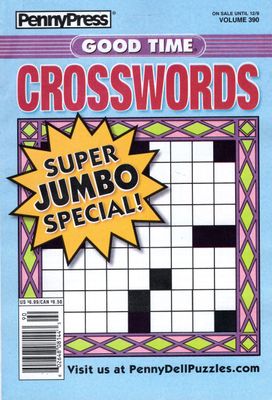 PennyPress Good Time Crosswords Puzzle Book (390) December 2025