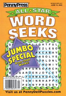 All Star Word Seeks Magazine June 2025