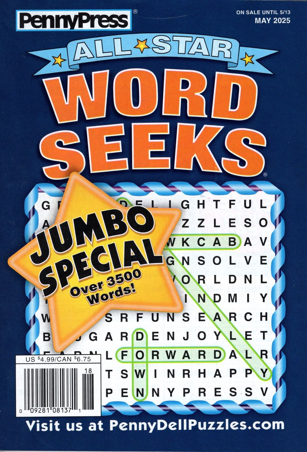 All Star Word Seeks Magazine May 2025