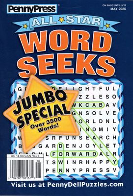 All Star Word Seeks Magazine May 2025