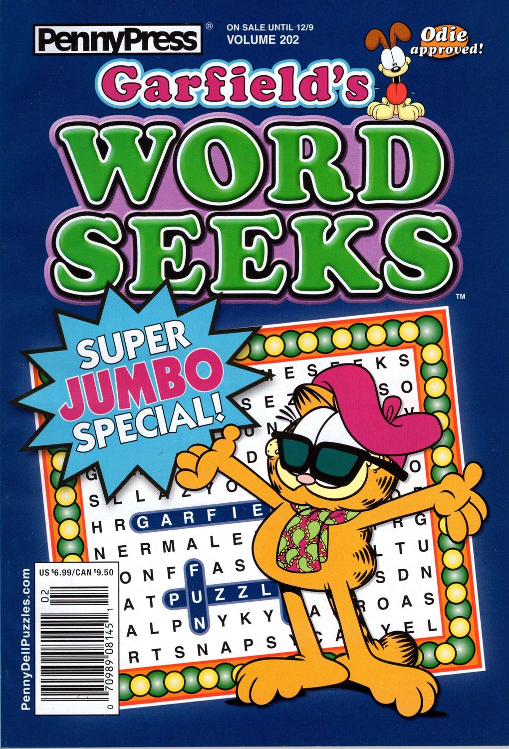 Garfield&#39;s Word Seeks Puzzle Book December 2025 (202)