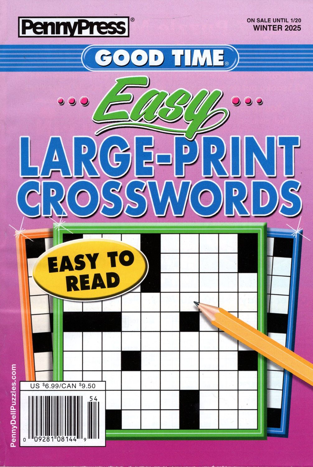 Good Time Easy Large-Print Crosswords Winter 2025