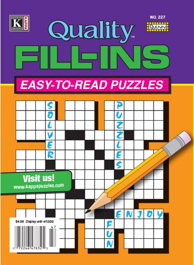 Quality Fill-ins Puzzles Subscription