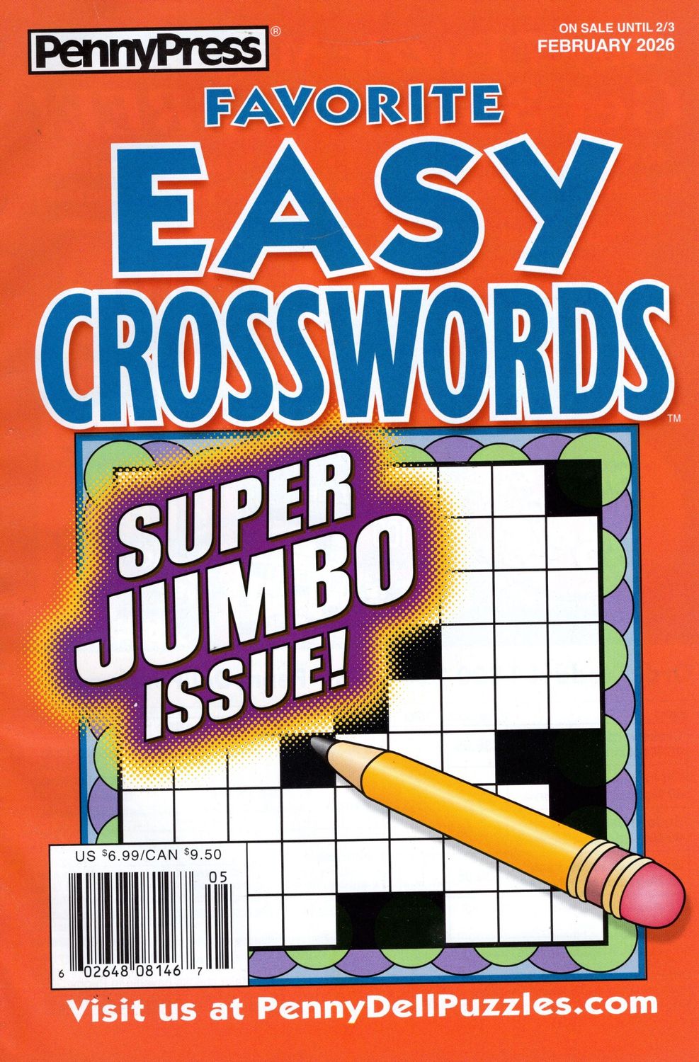 Favorite Easy Crosswords February 2026