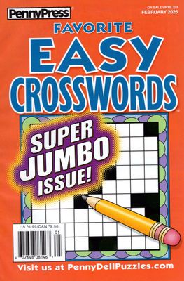 Favorite Easy Crosswords February 2026