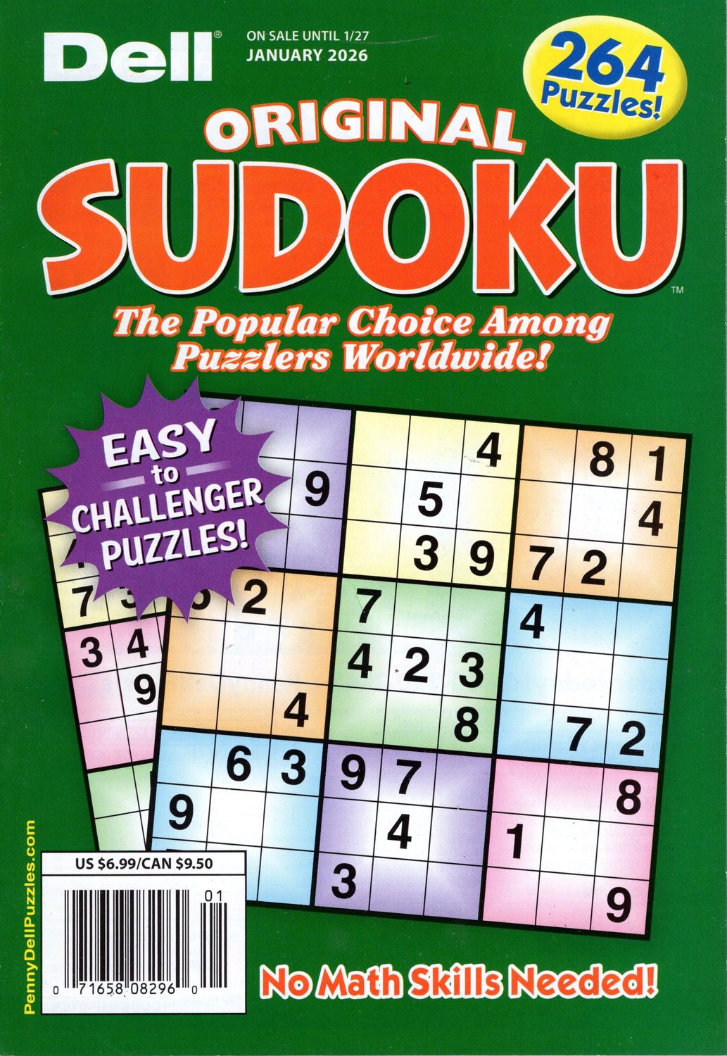 Dell Original Sudoku January 2026
